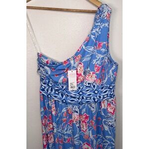 Lilly Pulitzer | Dresses | Lilly Pulitzer Aster Blue And Green V Neck Crochet  Maxi Dress Sz Xs | Poshmark